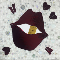 Lips !!! 18" X 18"