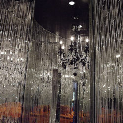 house of mirrors glass foyer mosaic