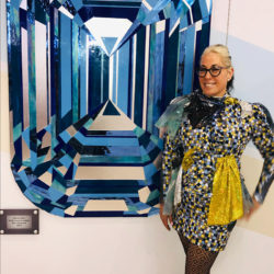 blue diamond art mirror stained glass laticrete alison eden