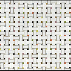 glass mosaic basketweave funky colors sprinkles