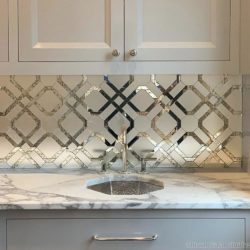 parquet pattern antique mirror glass mosaic tile for kitchen backsplash by allison eden studios